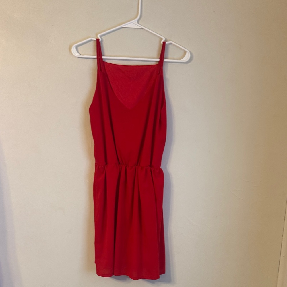 Chic Red Mini Dress